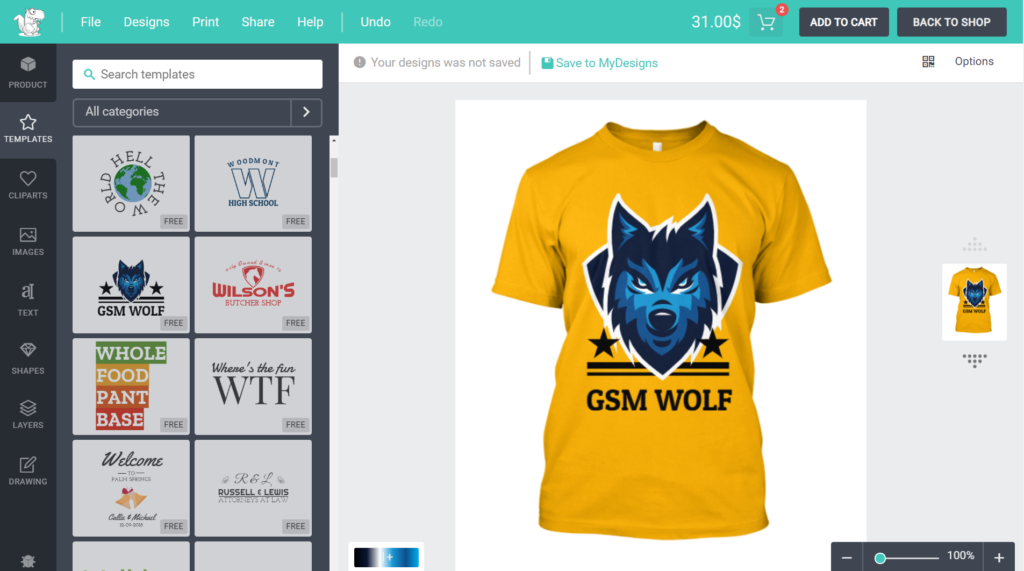 T-Shirt Design Websites